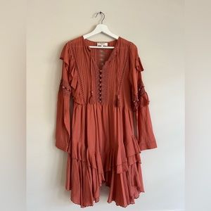 SEA NY RUFFLE DRESS SIZE 4